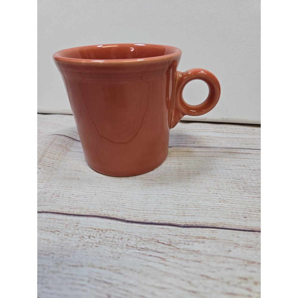 POPPY Fiesta Fiestaware Tom & Jerry ORing Handle Coffee Cup Mug HLC Vintage